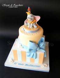 Baby Dumbo Christening Cake Dumbo Cake Dumbo Baby Shower Baby Dumbo