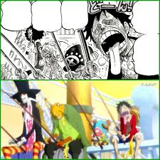 One Piece Anime Vs Manga Ep 784 Ch 825 One Piece Anime Anime Manga