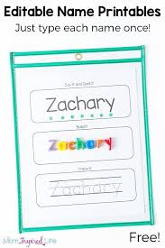 Free Editable Name Tracing Printable Worksheets For Name Practice Preschool Names Learning Printables Preschool Writing