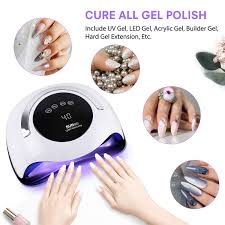 Pro 120w Nail Polish Dryer Lamp Led Uv Gel Acrylic Curing Light Manicure 4 Timers Walmart Com Walmart Com