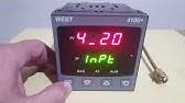 An unlock code is required to prevent unauthorised entry to configuration, & setup. P6100 Temperature Controller West Instruments Youtube
