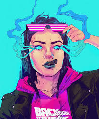Back To Where New Drawing Trying Out My Skills With Blue Colors Cyberpunk Vaporwave Aesthetic Illust Grunge Art Stoner Art Psychedelic Art Trog will show you how he is inspired with his marijuana inspired art. stoner art