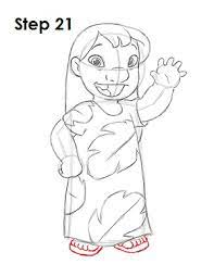 Basically involves a lot of rubbing out and adjusting but i'm happy with the. How To Draw Lilo Lilo Stitch