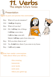 Grade 3 Grammar Lesson 11 Verbs The Simple Future Tense Grammar Lessons Learn English Words Learn English Grammar