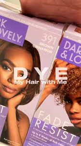 🤗 #darkandlovely #dyedhair #hairdye #hairtutorials #brownhair