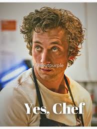 Yes, Chef Jeremy Allen White, original berf the bear" Sticker for Sale by  falloutpurple