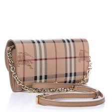 Shop and get ideas of how to wear burberry haymarket check wallet or find similar products for less. Burberry Haymarket Check Henley Wallet On Chain Mid Camel 480667 Fashionphile