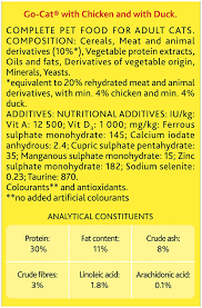 We wanted a dry food that was made for indoor cats. Go Cat Adult Chicken Duck Dry Cat Food 10 Kg Amazon Co Uk Pet Supplies