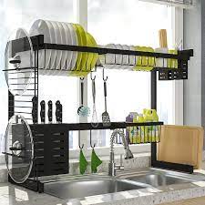 We did not find results for: Buy Over The Sink Dish Drying Rack Toolf 2 Tier Dish Rack Above Sink Multipurpose Large Dish Drainer With Pot Lid Holder For Kitchen Organizer Stainless Steel Countertop Shelf With Utensils Holder Online