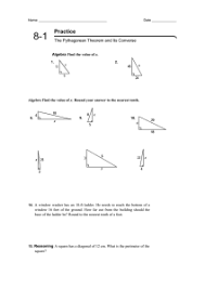 That's why we have entry tests for all applicants who want to work for us. Unit 8 Right Triangles And Trigonometry Homework 1 Pythagorean Theorem And Its Converse Maldabeauty Com