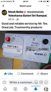 Lege ah kalau leh cas.esok kene pegi kedai bateri le neh. Yokohama Bateri Sri Rampai Facebook