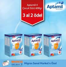 Cocuk Gelisimini Destekleyen Devam Sutu Milupa Aptamil 4 Cocuk Sutu 600 Gr Urununde Migros Sanal Market E Ozel 3 Al 2 Ode Kampanyasini Kacirmay 4 Cocuk Odense