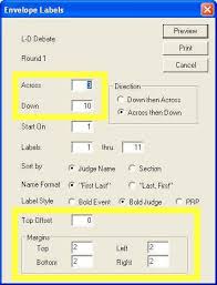 Most word processors will have an avery label template as part of their features. Label Printing Questions