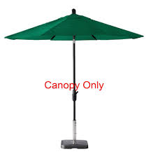 Secret Garden Home Goods 9ft 8 Ribs Market Umbrella Replacement Canopy Olefin Hunter Green Patio Umbrella Replacement Canopy Outdoor Decor