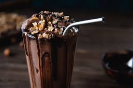 Decadent Chocolate Milkshake You Wouldn T Know Is Healthy Will Cook For Friends Yummy Milkshake Recipes Chocolate Milkshake Fast Food Items
