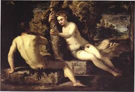 Happy sun cartoon birds bible trees christian creation eden adam eve jewish. Adam And Eve By Tintoretto Classic Paintings From The Bible