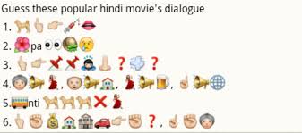 Funny puzzle questions with answers in hindi. Guess Hindi Movie Dialogues From Whatsapp Emoticons Puzzlersworld Com