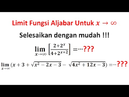 Check spelling or type a new query. Cara Mengerjakan Soal Limit Fungsi Aljabar Pesat Id
