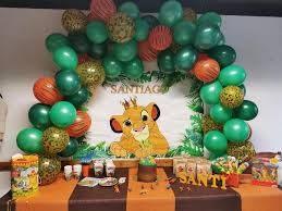 Theme park live adaptations of the lion king. Green Leaves Cartoon Lion King Backdrop Boys Happy 1st Birthday Party Backgrounds For Photo Studio Customized Lion King Party Decorations Lion King Birthday Party Ideas Lion King Party