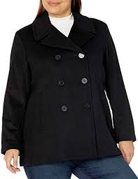 Discover the latest the double breasted slant pocket pea coat at shein, shop weekly updated outerwear and get inspired by the greatest camel. Jacken Von Calvin Klein In Schwarz Fur Damen