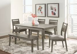 Market Street Gray 4 Pc Rectangle Dining Set Rectangle Dining Set Dining Room Sets Dining Room Furniture