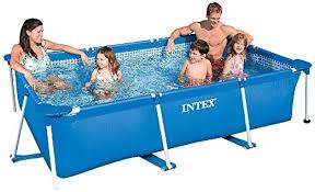 Intex Piscine Metal Frame Junior Rectangulaire 2 20 X 1 50 X 0 60 M Amazon Fr Jardin