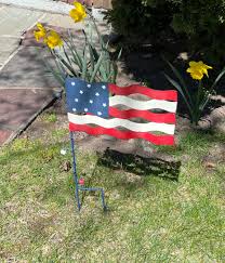August Grove® Cerny American Flag Garden Stake & Reviews