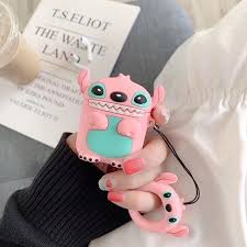 Monster Airpods Case Pink Panda Store In 2020 Airpod Case Earphone Case Lilo And Stitch