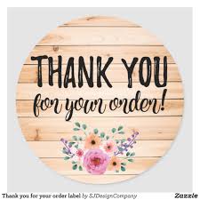 Unfortunately, the wax is slabbed by the manufacturer so arrives to us as it is packaged and sent to you. Thank You For Your Order Label Zazzle Com Desain Logo Restoran Desain Makanan Kartu Nama Bisnis