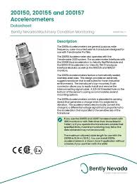 200150, 200155 and 200157 Accelerometers: Datasheet | PDF ...