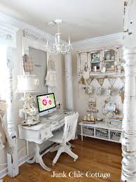 20 shabby chic home office ideas. Charming Home Tour Junk Chic Cottage Town Country Living Shabby Chic Office Decor Junk Chic Cottage Shabby Chic Office