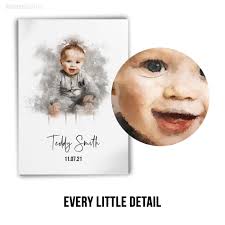 Watercolour Portrait, Custom Illustration, Personalised Photo, Photo  Illustration, Personalised Portrait, Boyfriend Gift, Girlfriend Gift