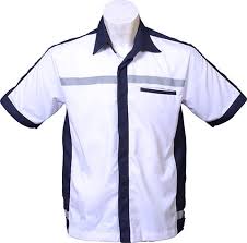 Desain pdh hijau kombinasi putih dan hitam. Grosir Baju Seragam Pusat Grosir Murah
