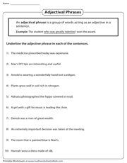 Reading comprehension just the right size: 7th Grade Language Arts Worksheets
