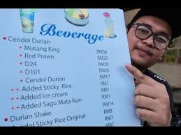 Maybe you would like to learn more about one of these? Cendol Musang King Rm38 Semangkuk Memang Berpatutan Wilayah Berita Harian