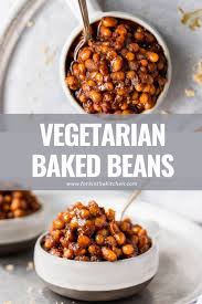 Easy Vegetarian Baked Beans 30 Minutes Fork In The Kitchen Recipe In 2020 Vegetarian Bake Vegetarian Baked Beans Baked Beans
