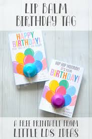 Female Teacher Birthday Gift For Teacher Birthday Lip Balm Tag A Birthday Gift Idea Teacher Birthday Gifts Relief Society Birthday Gifts Birthday Gifts For Sister