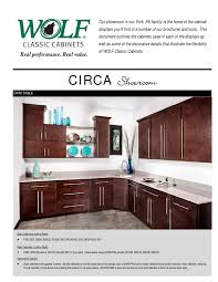 wolf classic cabinets showroom displays