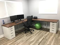 I'm using a monitor mount that would fit within your budget at $80 and lets me really use most of the limited space i facebook twitter reddit pinterest tumblr whatsapp email share link. I See Your Karlby And Alex Setup And Raise You Home Office Setup Guest Room Office Home Office Space