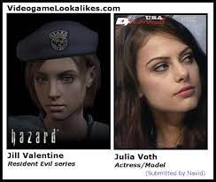 Discover the magic of the internet at imgur, a community powered entertainment destination. Videogame Lookalikes On Twitter Jill Valentine Resident Evil Series Looks Like Julia Voth Actress Model Http T Co Ovwoquksb4