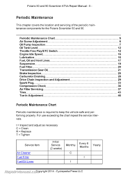 Polaris 50cc 90cc Scrambler Atv Print Service Manual By Cyclepedia