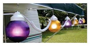 Polymer Products 16 60 01523 Globe String Lights Purple Yellow Set Of 6