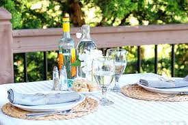 The knife should go to the right of the dinner plate, with the blade facing in. Dining Alfresco Dinner For Two At Home Live Laugh Rowe