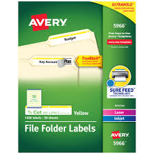 Download or make own binder spine labels and binder templates, either for your home or for your office. Avery File Folder Label Template 5966 Vincegray2014