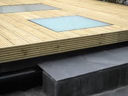 Decking Walk On Skylight On A Flat Roof Extension Roof Light Glass Floor Pergola With Roof