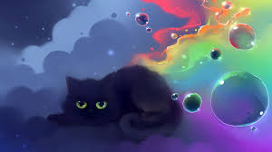 Res 1920x1080 Cartoon Cat Desktop Wallpaper Cat Wallpaper Cat Background Anime Cat