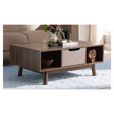 The best way to tie your room together is with a stylish coffee table. Buy Britta Two Tone Wood Coffee Table In Walnut Color Online In Uae Sharaf Dg