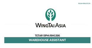 Karena, tidak mudah untuk menjadi cook helper, terlebih lagi itu di hotel yang berbintang. Jawatan Kosong Terkini Wing Tai Clothing Warehouse Assistant Kerja Kosong Kerajaan Swasta