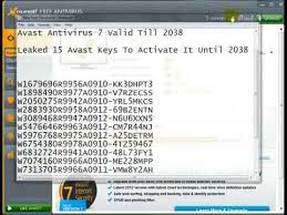 These license keys for avast are valid up to 2023… if expired due to key blacklisted some day, do not worry, just give me one mail to notify, and another new keys will be updated as soon. Avast Premier Antivirus Serial Key Till 2050 Bikinitree