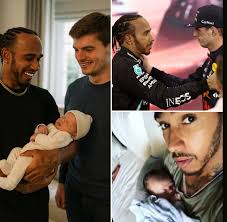 Lewis Hamilton congratulates Max Verstappen